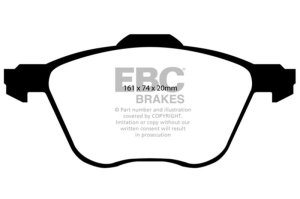 Volkswagen Eurovan Brake Pads - Front - EBC - Ultimax2 - 2001