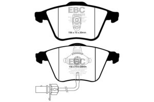 Audi A6 Quattro Brake Pads - Front - EBC - Ultimax2 - `02-`04