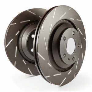 Nissan Kicks Brake Rotors (2) - Front - EBC - USR Slotted - `18-`27