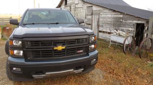 Chevrolet Silverado 2500 Hood Guard - EGR - Superguard - Matte Black - `16-`19