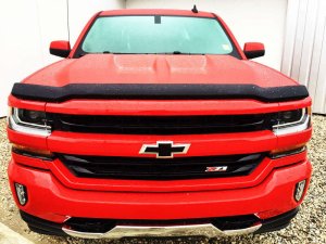Chevrolet Silverado 3500 Hood Guard - EGR - Superguard - Matte Black - `16-`19