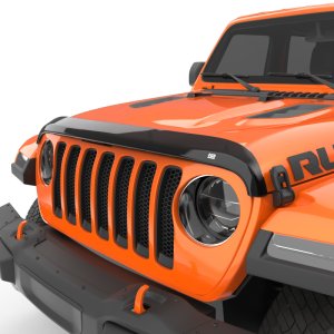 Jeep Wrangler Hood Guard - EGR - Superguard - Dark Smoke - `18-`25