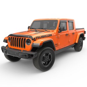 Jeep Wrangler Hood Guard - EGR - Superguard - Dark Smoke - `18-`25