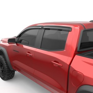 Chevrolet Colorado Wind Deflectors - EGR - Tape-on - Smoke - `23-`25
