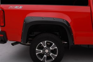 Chevrolet Colorado Fender Flares - Front + Rear - EGR - Bolt-On Look, Premium Series - Black - `15-`22