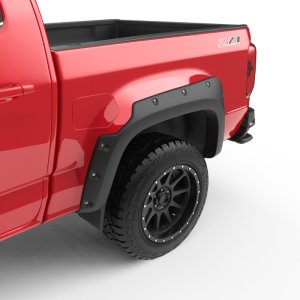 Chevrolet Colorado Fender Flares - Front + Rear - EGR - Bolt-On Look, Premium Series - Black - `15-`22