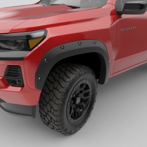 Chevrolet Colorado Fender Flares - EGR - Bolt-on Series Premium with Stainless Accent Bolts - `23-`25