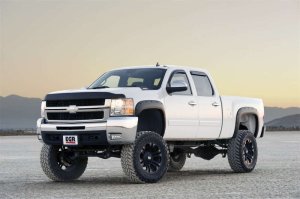 Chevrolet Silverado Fender Flares - Front + Rear - EGR - Bolt-On Look - Matte Black - `07-`13