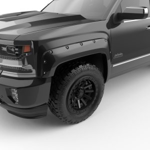 Chevrolet Silverado 1500 Fender Flares - EGR - Color Match - Black - `14-`18