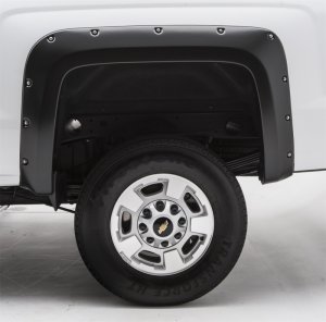 Chevrolet Silverado Fender Flares - Front + Rear - EGR - Bolt-On Look - Black - `14-`19