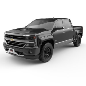 Chevrolet Silverado 1500 Fender Flares - EGR - Color Match - Black - `14-`18