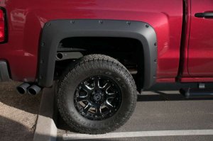Chevrolet Silverado 1500 Fender Flares - Front + Rear - EGR - Bolt-On Style - Matte Black - `14-`18