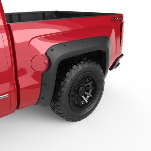 Chevrolet Silverado 1500 Fender Flares - Front + Rear - EGR - Bolt-On Style - Matte Black - `14-`18