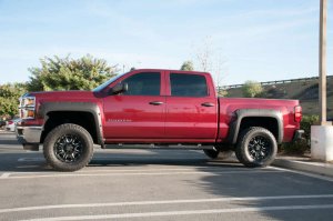 Chevrolet Silverado 1500 Fender Flares - Front + Rear - EGR - Bolt-On Style - Matte Black - `14-`18