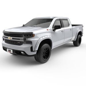 Chevrolet Silverado 1500 Fender Flares - EGR - Traditional Bolt-On Look - Summit White - `19-`22