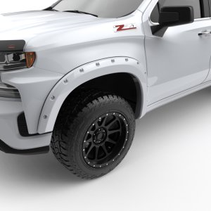 Chevrolet Silverado 1500 Fender Flares - EGR - Traditional Bolt-On Look - Summit White - `19-`22