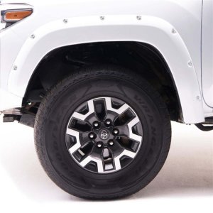 Nissan Titan XD Fender Flares - EGR - Bolt-On Look Color Match - Liquid Platinum Metallic - `16-`27