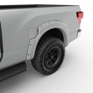 Nissan Titan XD Fender Flares - EGR - Bolt-On Look Color Match - Blizzard - `16-`27