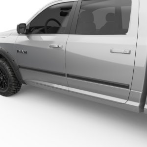 Dodge Ram 2500 Body Side Moldings - Front + Rear - EGR - Rugged Style - Black - `09-`24