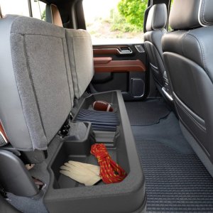 Chevrolet Silverado Underseat Storage - EGR - Rugged Style Baseline Series - Textured Black - `19-`25