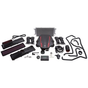 Scion FR S Supercharger - Edelbrock - Stage 1 - Street Kit - Black with Red Accents - `12-`19