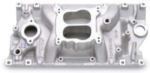 Chevrolet Small-Block Gen I Vortec Performance Intake Manifold - Edelbrock - Performer Vortec - Black Powder Coated - `96-`02