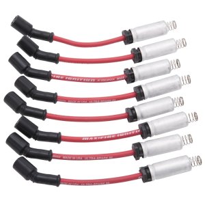 Chevrolet Small-Block Gen III LS1 Spark Plug Wire Set - Edelbrock - Max-Fire Ultra-Spark 50 - Red - `99-`15 Chevrolet Small-Block Gen III LS1 Spark Plug Wire Set - Edelbrock - Max-Fire Ultra-Spark 50 - Red - `99-`15