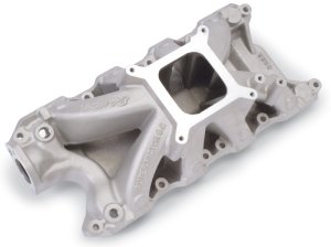 Ford Small-Block Windsor Intake Manifold - Edelbrock - Super Victor 8.2 - Polished - `63-`01