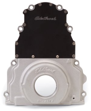 Chevrolet Small-Block Gen III LS1 Timing Cover - Edelbrock - 2-Piece - `97-`04 Chevrolet Small-Block Gen III LS1 Timing Cover - Edelbrock - 2-Piece - `97-`04