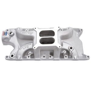 Ford Small-Block Windsor Intake Manifold - Edelbrock - Performer RPM - Satin - `62-`01