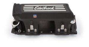 Chevrolet Big-Block Mark IV Pro-Flo XT EFI Intake Manifold - Edelbrock - Rectangular Port - Black - `65-`00