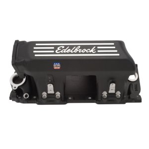 Chevrolet Big-Block Mark IV Pro-Flo XT EFI Intake Manifold - Edelbrock - Rectangular Port - Black - `65-`00