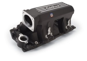 Chevrolet Big-Block Mark IV Pro-Flo XT EFI Intake Manifold - Edelbrock - Rectangular Port - Black - `65-`00