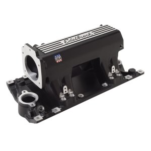 Chevrolet Small-Block Gen I Intake Manifold - Edelbrock - Pro-Flo XT - Black - `96-`01