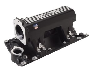 Chevrolet Small-Block Gen I Intake Manifold - Edelbrock - Pro-Flo XT - Black - `96-`01