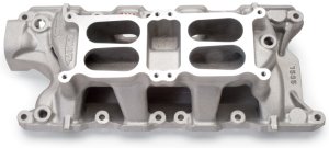 Ford Small-Block Intake Manifold - Edelbrock - RPM Air-Gap Dual-Quad - `62-`01