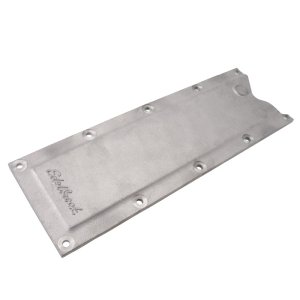 Chevrolet LS1 Valley Cover - Edelbrock - No Knock Sensor Bosses - Natural Aluminum - `97-`04