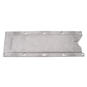 Chevrolet LS6 Valley Cover - Edelbrock - No Knock Sensor Bosses - Natural Aluminum - `97-`04