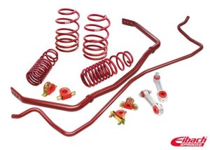 Ford Mustang Coilover Suspension Kit - Front + Rear - Eibach - Sportline-Plus + Adjustable Sway Bars - `15-`27
