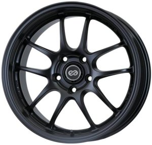 Subaru WRX Wheels - Enkei - PF01 17x8 5x100 45mm Offset - Matte Black - `02-`10