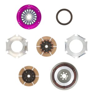 Mitsubishi Evolution Clutch Kit - Exedy - Hyper Twin Cerametallic Clutch - `08-`15 Mitsubishi Evolution Clutch Kit - Exedy - Hyper Twin Cerametallic Clutch - `08-`15