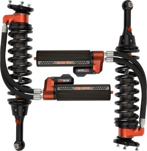 Ford Raptor Coilover Suspension Kit - Front - FOX - 3.0 Factory Race Series Live Valve Internal Bypass - `19-`27