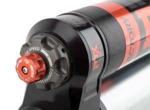 Ford Super Duty Coilover Suspension Kit - Rear - FOX - 2.5 Factory Series w/DSC, 2-3.5in Lift - `17-`27