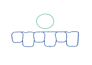 Ford F-150 Fuel Injection Plenum Gasket Set - Fel-Pro - `18-`23