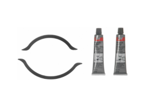 Mazda Miata Oil Pan Gasket Set - Fel-Pro - RTV Silicone w/Rubber End Seals - Black - `01-`05 Mazda Miata Oil Pan Gasket Set - Fel-Pro - RTV Silicone w/Rubber End Seals - Black - `01-`05