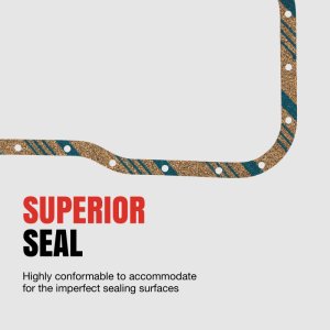 Toyota Sequoia Engine Oil Pan Gasket Set - Fel-Pro - High-Temperature Rubber-Coated Fiber - `10-`12