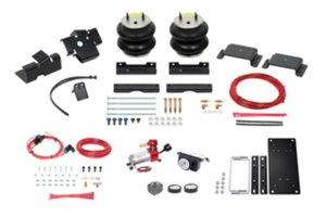 Ram 2500 Air Suspension Helper Spring Kit - Rear - Firestone - Ride-Rite All-In-One Kit + Analog Compressor - `14-`25