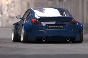 Nissan 350Z Front Fender Trim - GReddy - Rocket Bunny Aero Kit - `03-`09