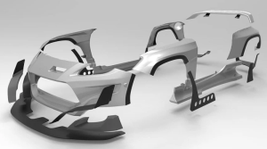 Toyota GR86 Spoiler - GReddy - Rocket Bunny Optional Wing - `22-`27