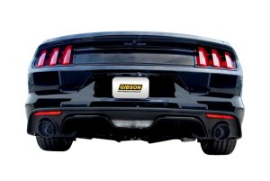 Ford Mustang Performance Exhaust - Rear - Gibson - Cat Back - Dual - Black - `15-`19